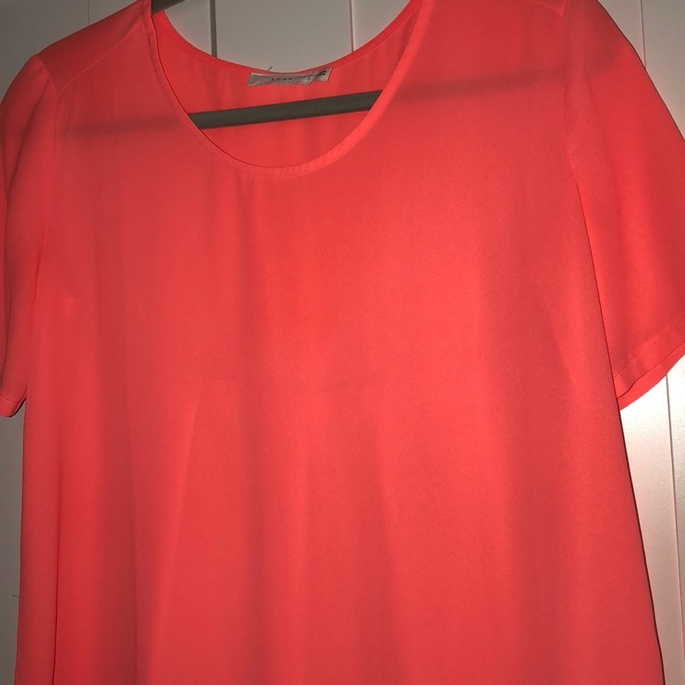 Lush Neon Pink/Melon Shirt - Picture 2 of 6